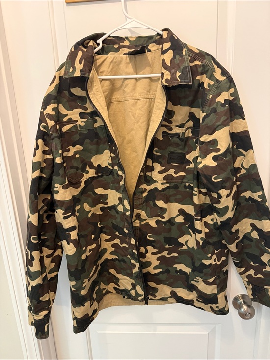 Snoop Dogg Other - Camo Zip-Up Jacket in Green & Tan